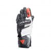 Dainese CARBON 4 LONG LADY sportovní rukavice bílé/fluo-červené vel.S